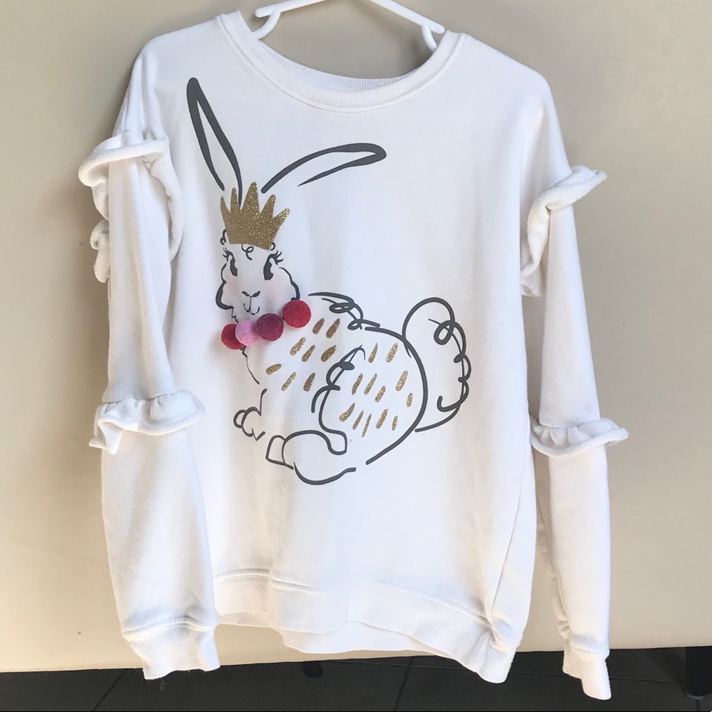 SOLD!!! Garanimals Girls Ruffle Sleeve Tan Pullover